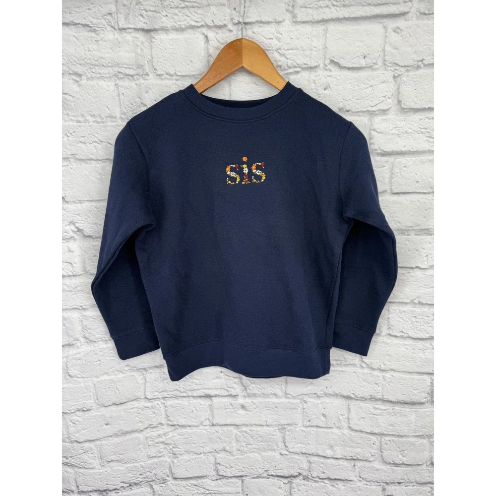 Girls Navy Floral 